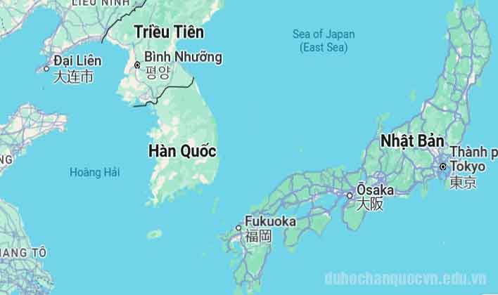 Bản đồ Hàn Quốc