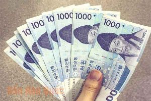 Tiền Hàn Quốc bằng bao nhiêu tiền Việt Nam