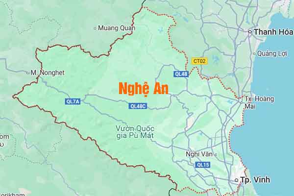 Bản đồ Nghệ An Bản đồ Nghệ An