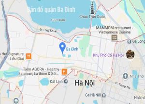 Bản đồ quận Ba Đình